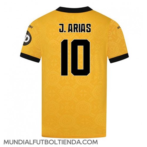 Camiseta Wolves Jhon Arias #10 Primera Equipación Replica 2025-26 mangas cortas